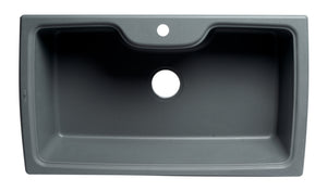 Alternate Image for ALFI Titanium 35" Drop-In Single Bowl Granite Composite Kitchen Sink, AB3520DI-T