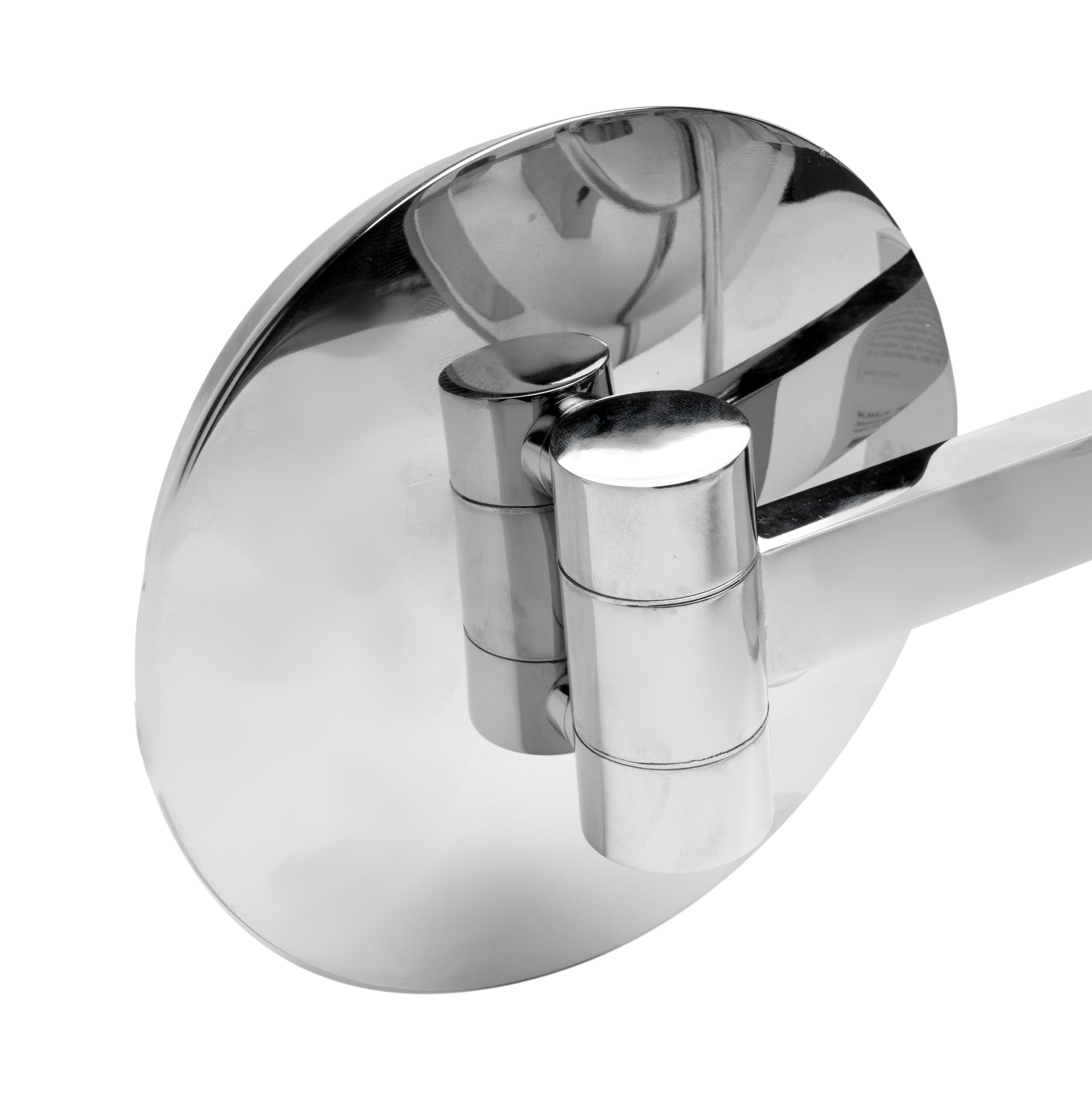ALFI brand ABM9WLED-PC Polished Chrome Wall Mount Round 9" 5x Magnifying Cosmetic Mirror with Light