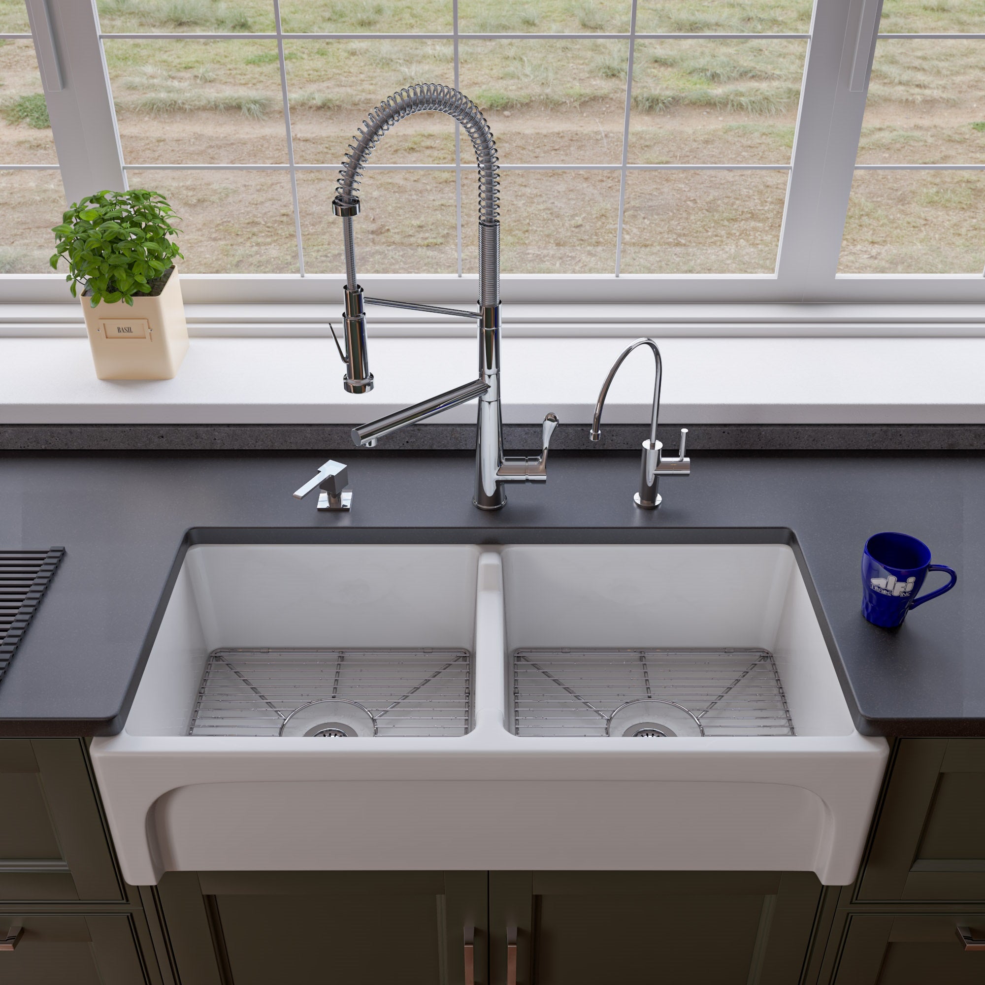 ALFI Solid Polished Stainless Steel Drinking Water Dispenser, AB5008-PSS
