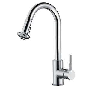 Alternate Image for Dawn 16" 1.8 GPM Pull Down Kitchen Faucet, Chrome, AB50 3316C