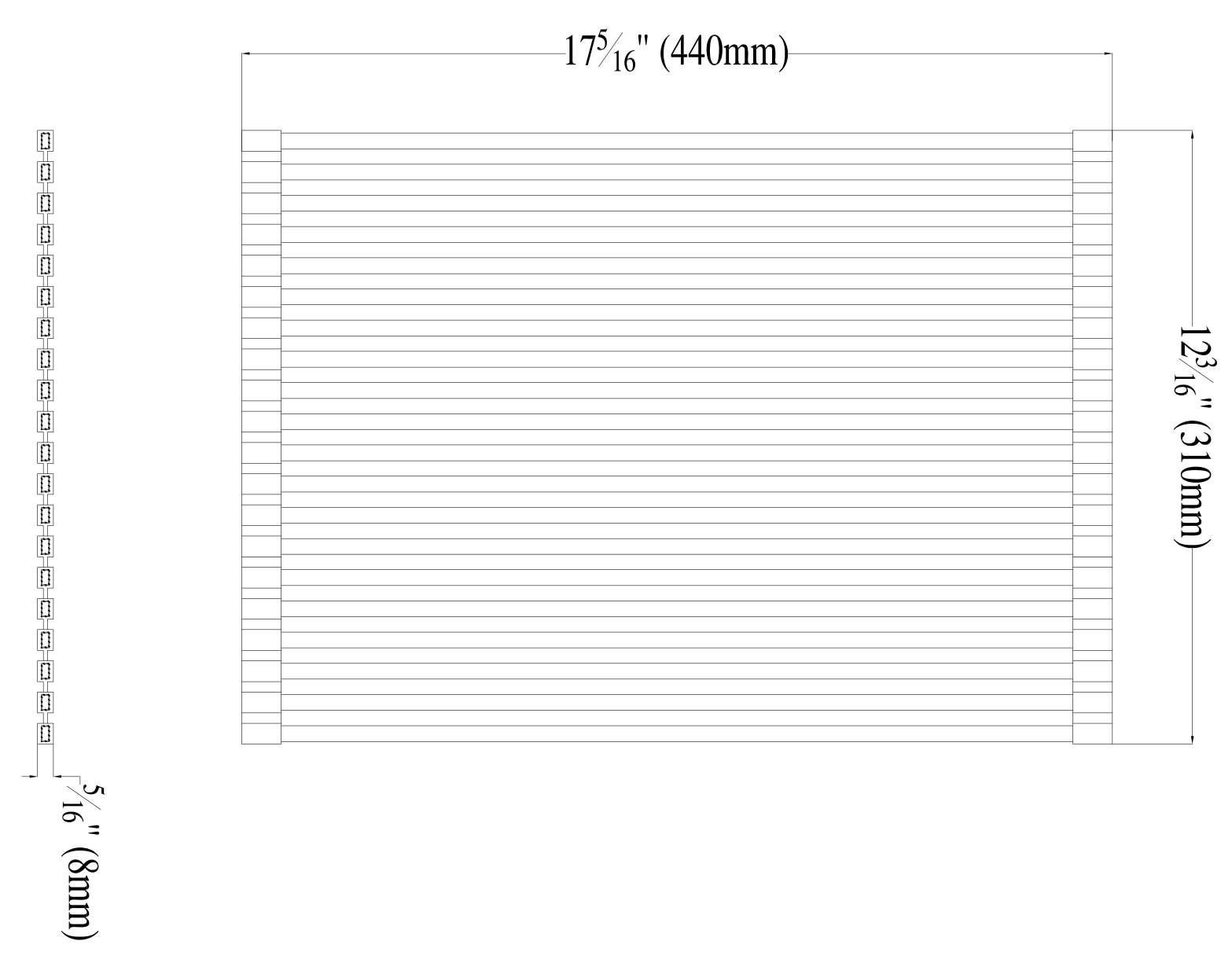 ALFI 18" x 13" Modern Stainless Steel Drain Mat for Kitchen, ABDM1813 - The Sink Boutique