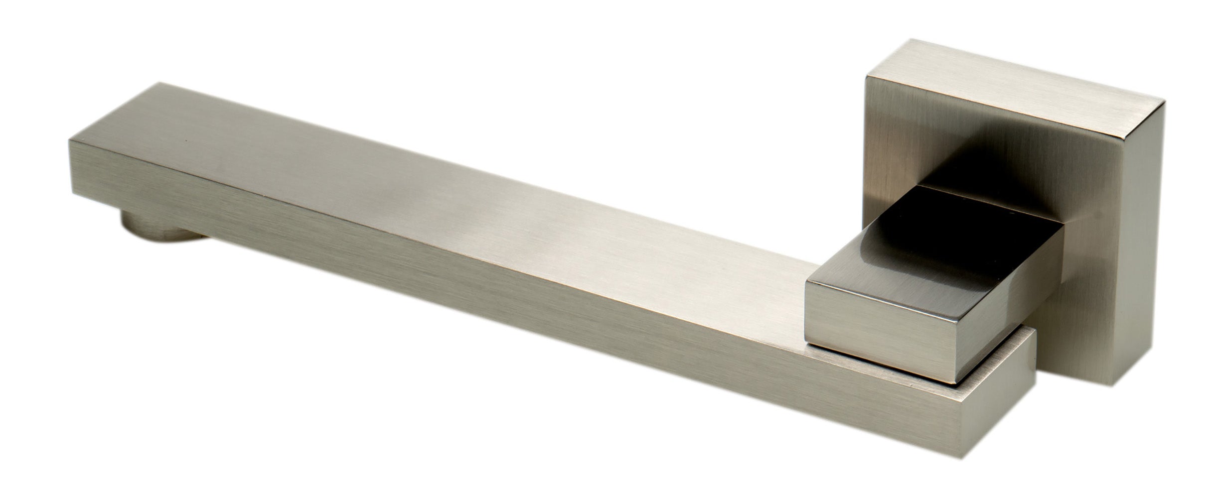 ALFI brand AB7701-BN Brushed Nickel Square Foldable Tub Spout - The Sink Boutique