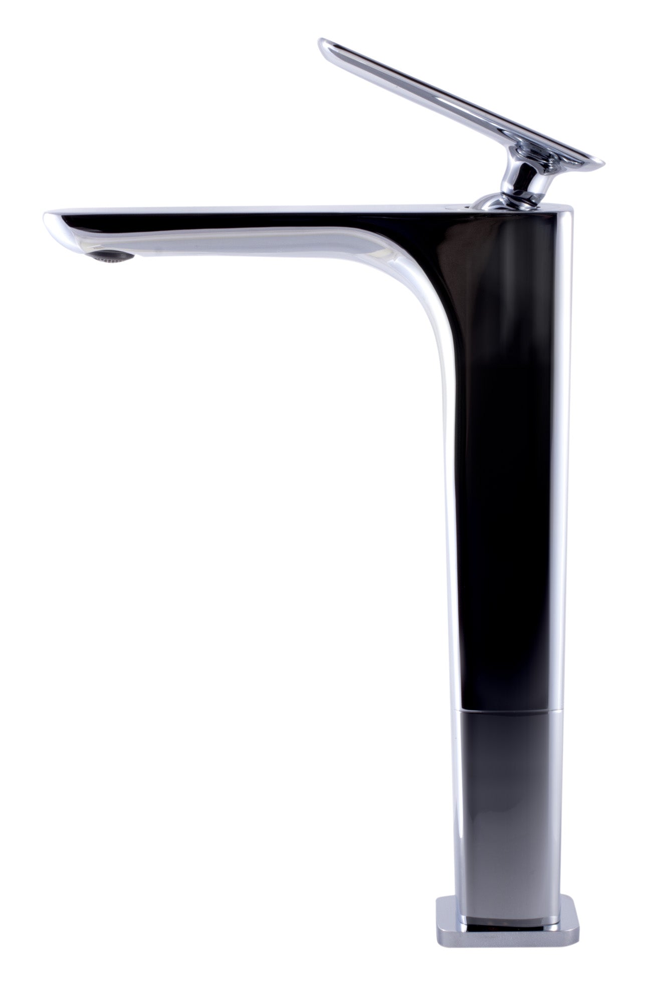 ALFI Polished Chrome Tall Single Hole Modern Bathroom Faucet, AB1778-PC