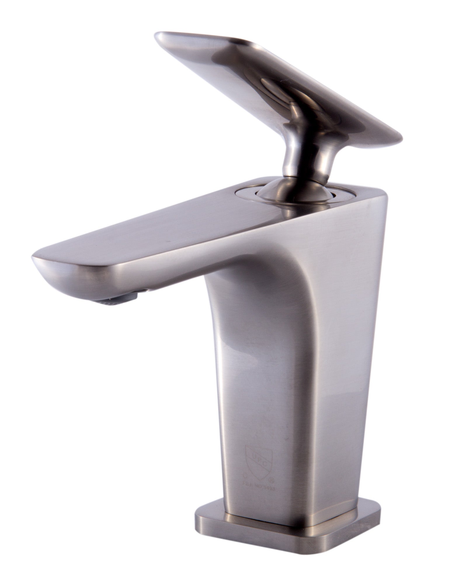Alternate Image for ALFI Brushed Nickel Single Hole Modern Bathroom Faucet, AB1779-BN
