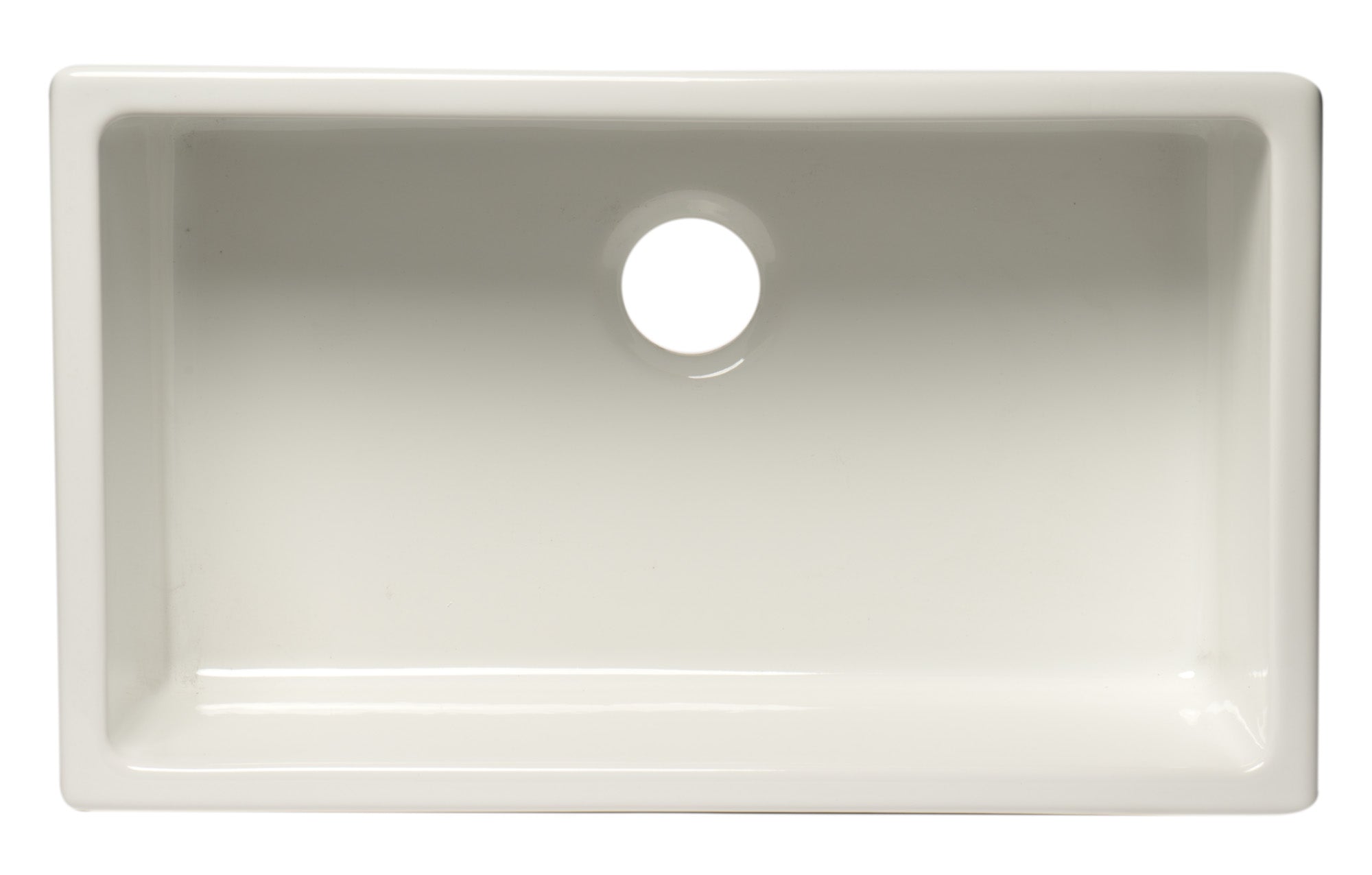 ALFI brand 30" Fireclay Undermount Kitchen Sink, White, AB3018UD-W - The Sink Boutique