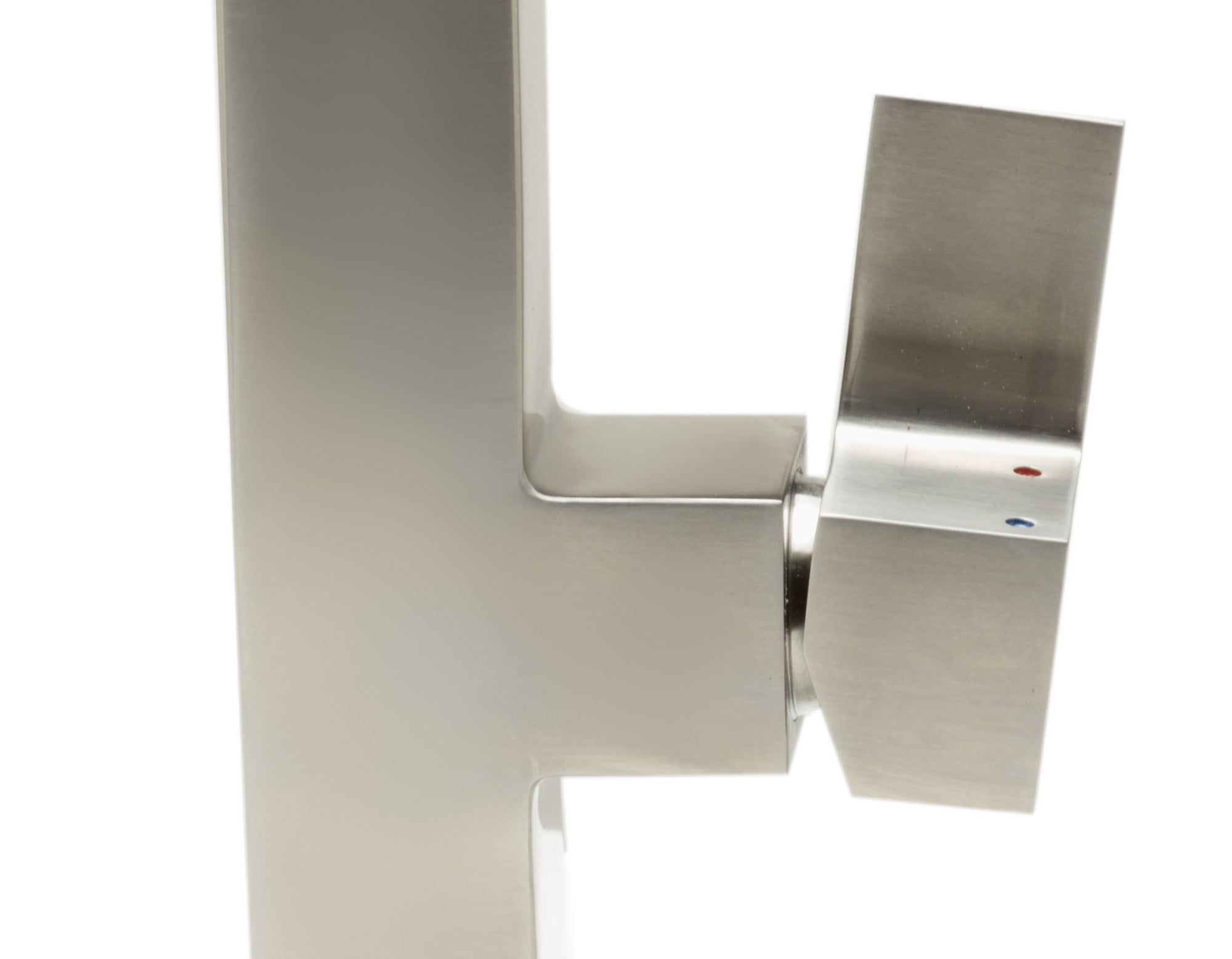 ALFI Square Modern Brushed Stainless Steel Kitchen Faucet, AB2047-BSS - The Sink Boutique