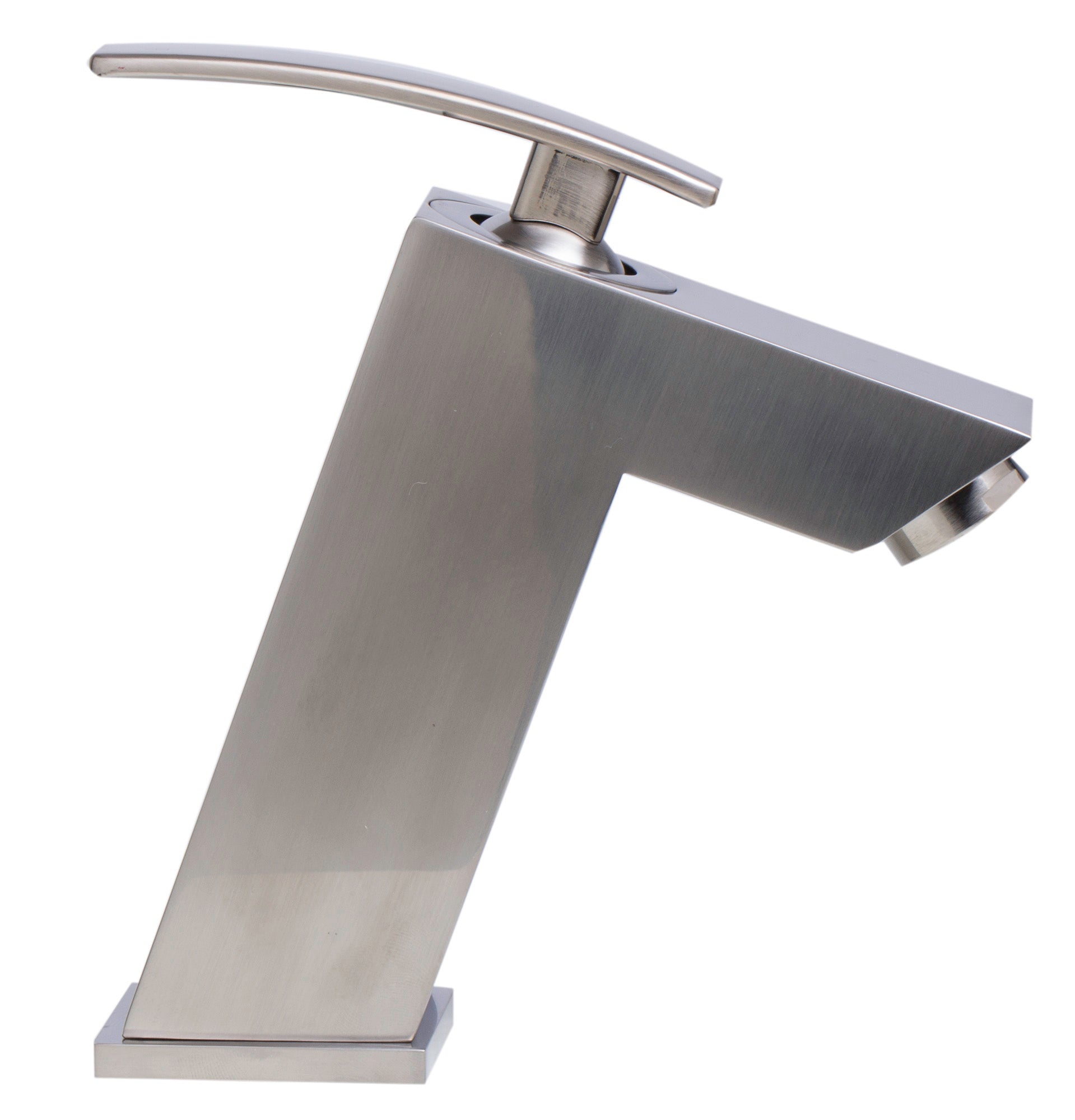 ALFI Brushed Nickel Single Lever Bathroom Faucet, AB1628-BN