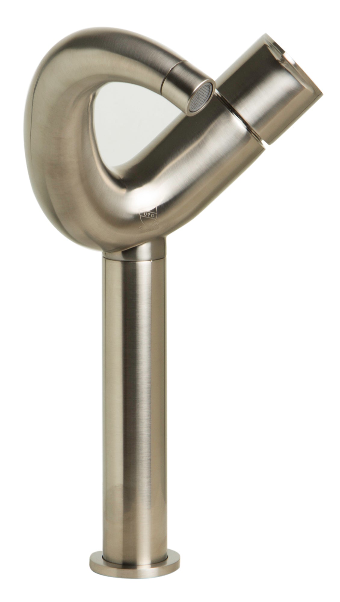 ALFI Tall Wave Brushed Nickel Single Lever Bathroom Faucet, AB1570-BN - The Sink Boutique