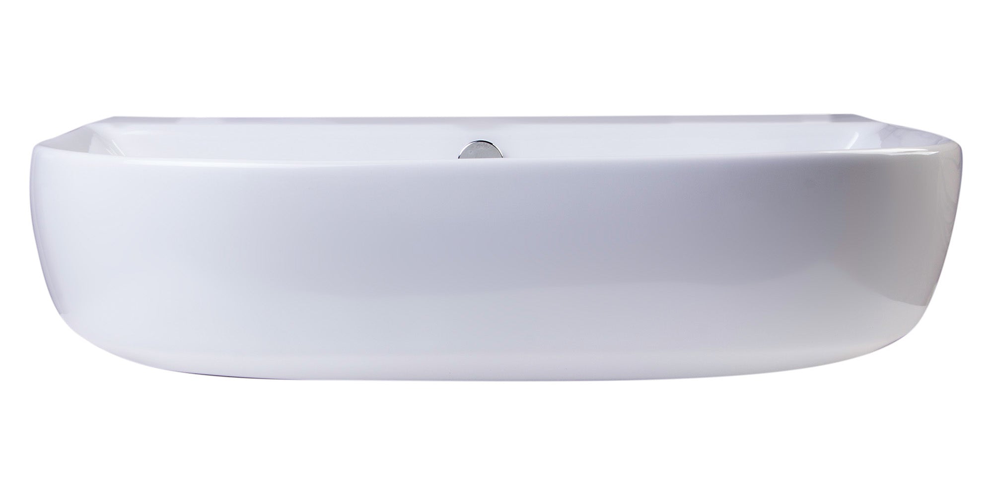ALFI 24" White D-Bowl Porcelain Wall Mounted Bath Sink, AB111 - The Sink Boutique