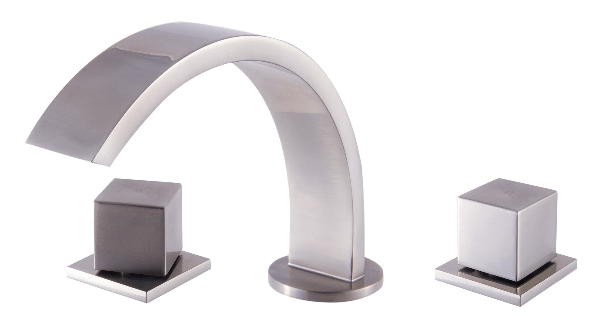 ALFI Brushed Nickel Modern Widespread Bathroom Faucet, AB1326-BN - The Sink Boutique