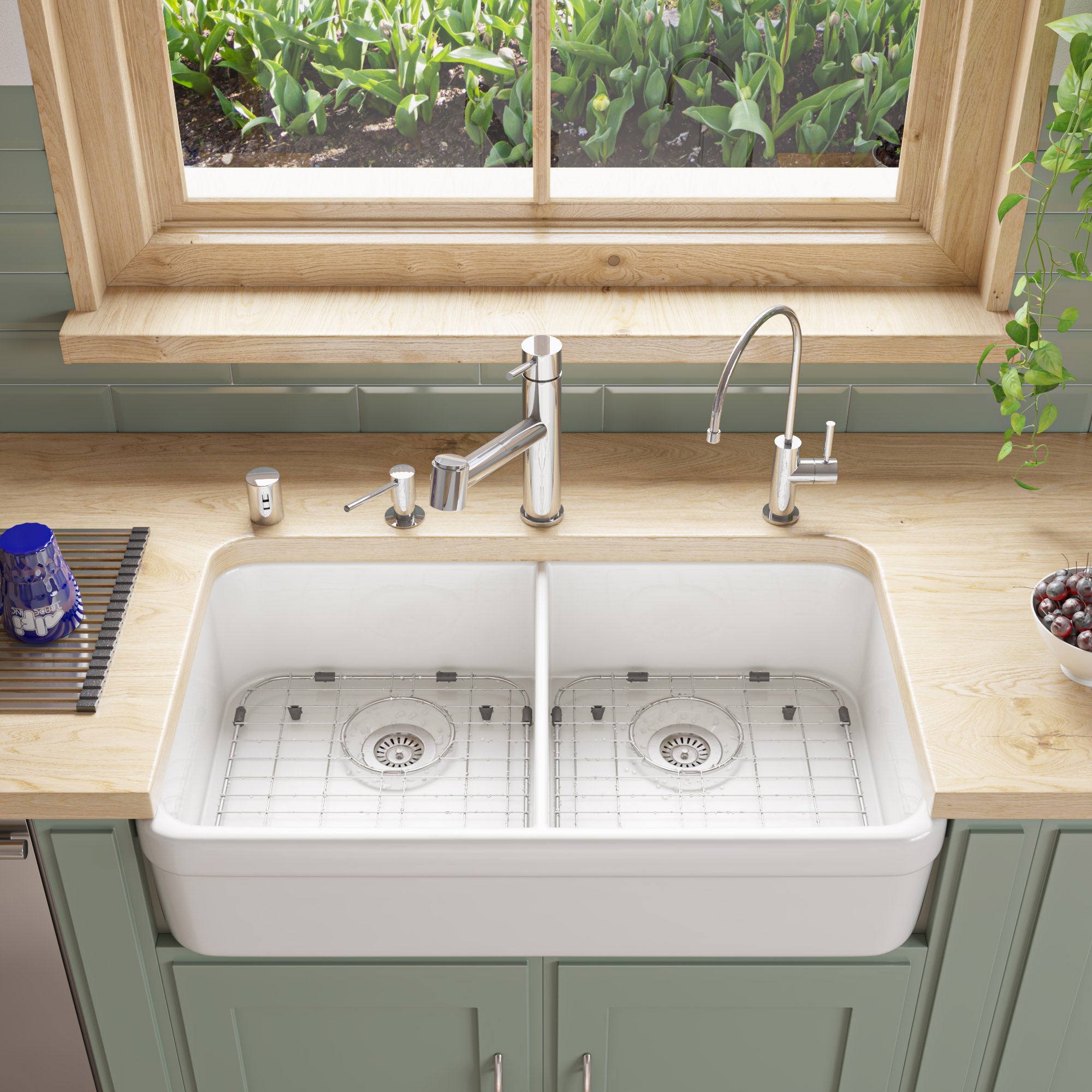 ALFI Left Side Stainless Steel Sink Grid, GR512L