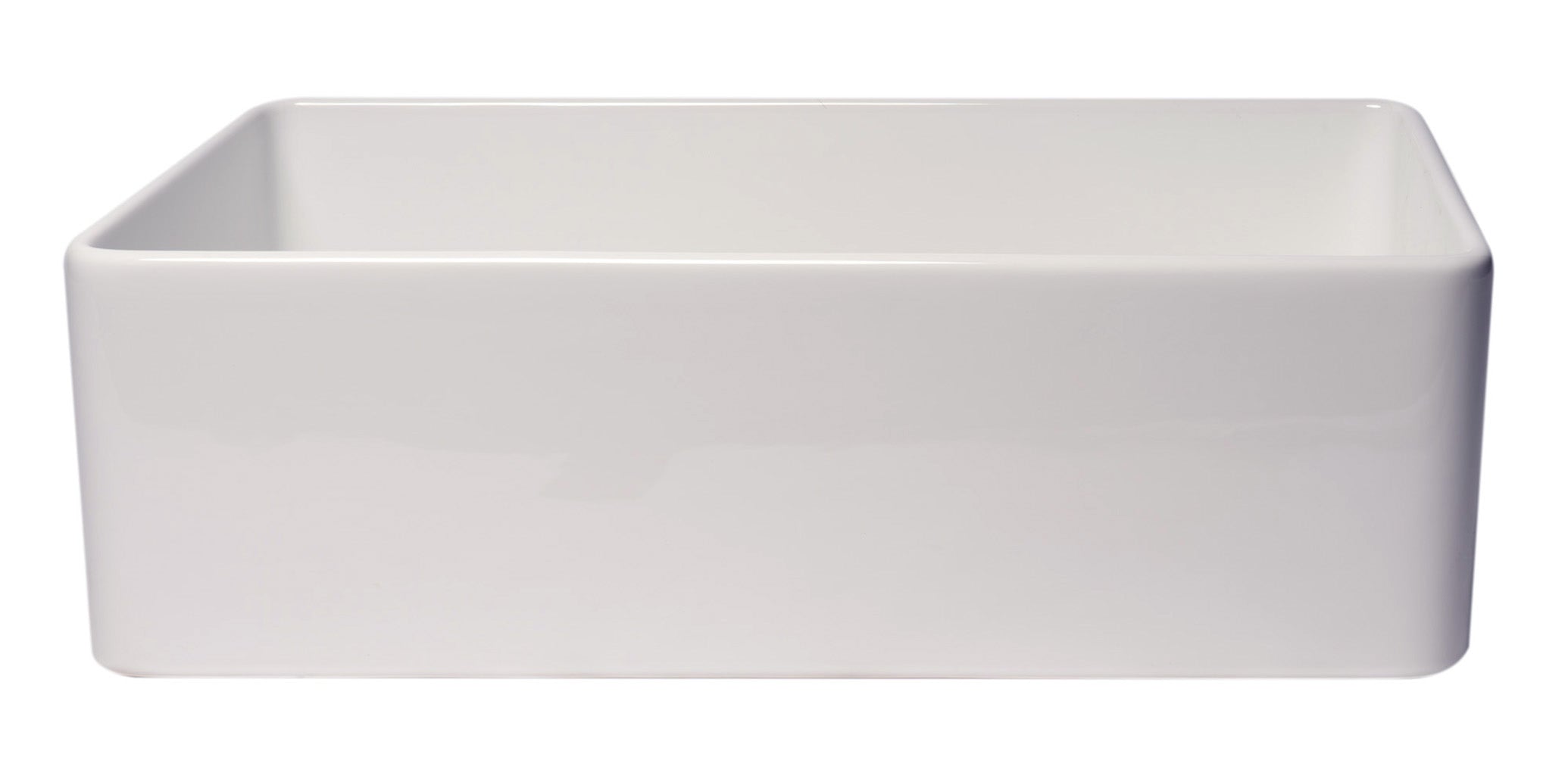 ALFI brand 33" Fireclay Farmhouse Sink, White, ABF3318S-W - The Sink Boutique