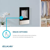 Elkay LBWD06WHK ezH2O Liv Built-in Filtered Water Dispenser, Remote Chiller, Aspen White - The Sink Boutique