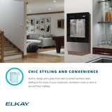 Elkay LBWD06WHK ezH2O Liv Built-in Filtered Water Dispenser, Remote Chiller, Aspen White - The Sink Boutique