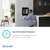 Elkay LBWD00BKC ezH2O Liv Built-in Filtered Water Dispenser, Non-refrigerated, Midnight - The Sink Boutique