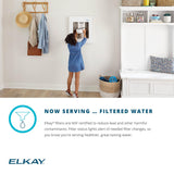 Elkay LBWD00WHC ezH2O Liv Built-in Filtered Water Dispenser, Non-refrigerated, Aspen White - The Sink Boutique