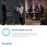 Elkay LBWD00BKC ezH2O Liv Built-in Filtered Water Dispenser, Non-refrigerated, Midnight - The Sink Boutique