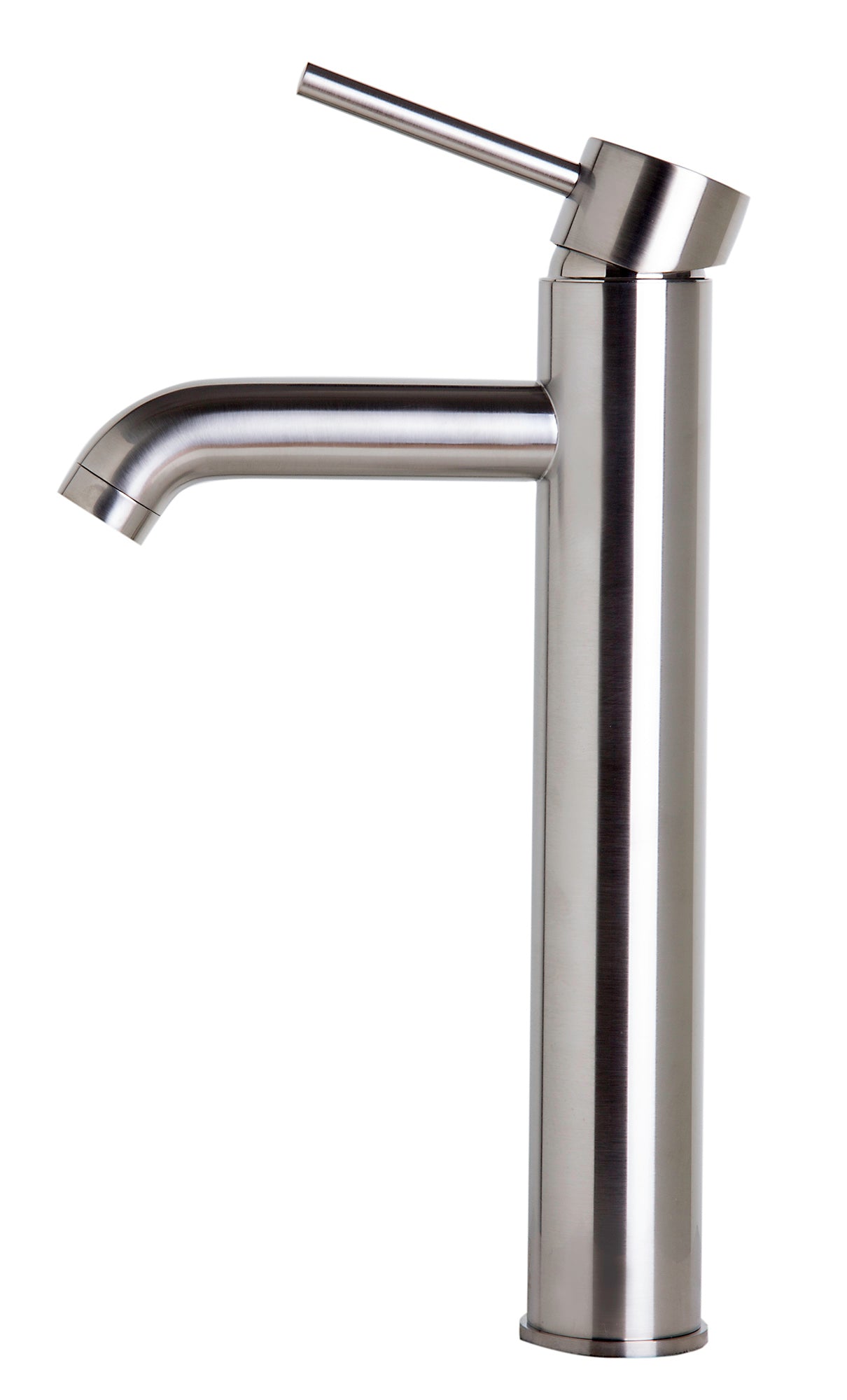 ALFI Tall Brushed Nickel Single Lever Bathroom Faucet, AB1023-BN - The Sink Boutique