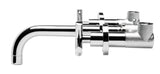ALFI brand AB1035-PC Polished Chrome 8" Widespread Wall-Mounted Cross Handle Faucet - The Sink Boutique