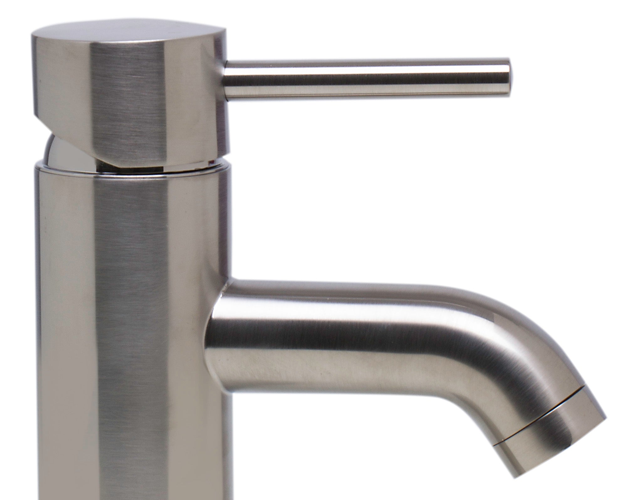 ALFI Brushed Nickel Single Lever Bathroom Faucet, AB1433-BN