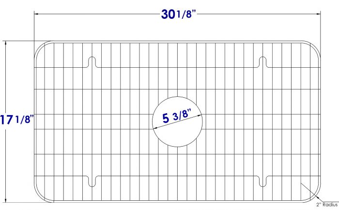 ALFI brand GR533 Stainless Steel Kitchen Sink Grid - The Sink Boutique