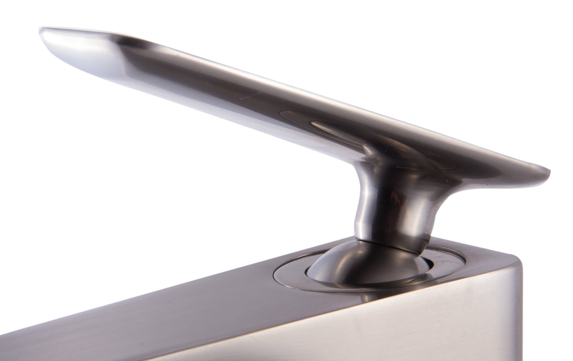 Alternate Image for ALFI Brushed Nickel Single Hole Modern Bathroom Faucet, AB1779-BN