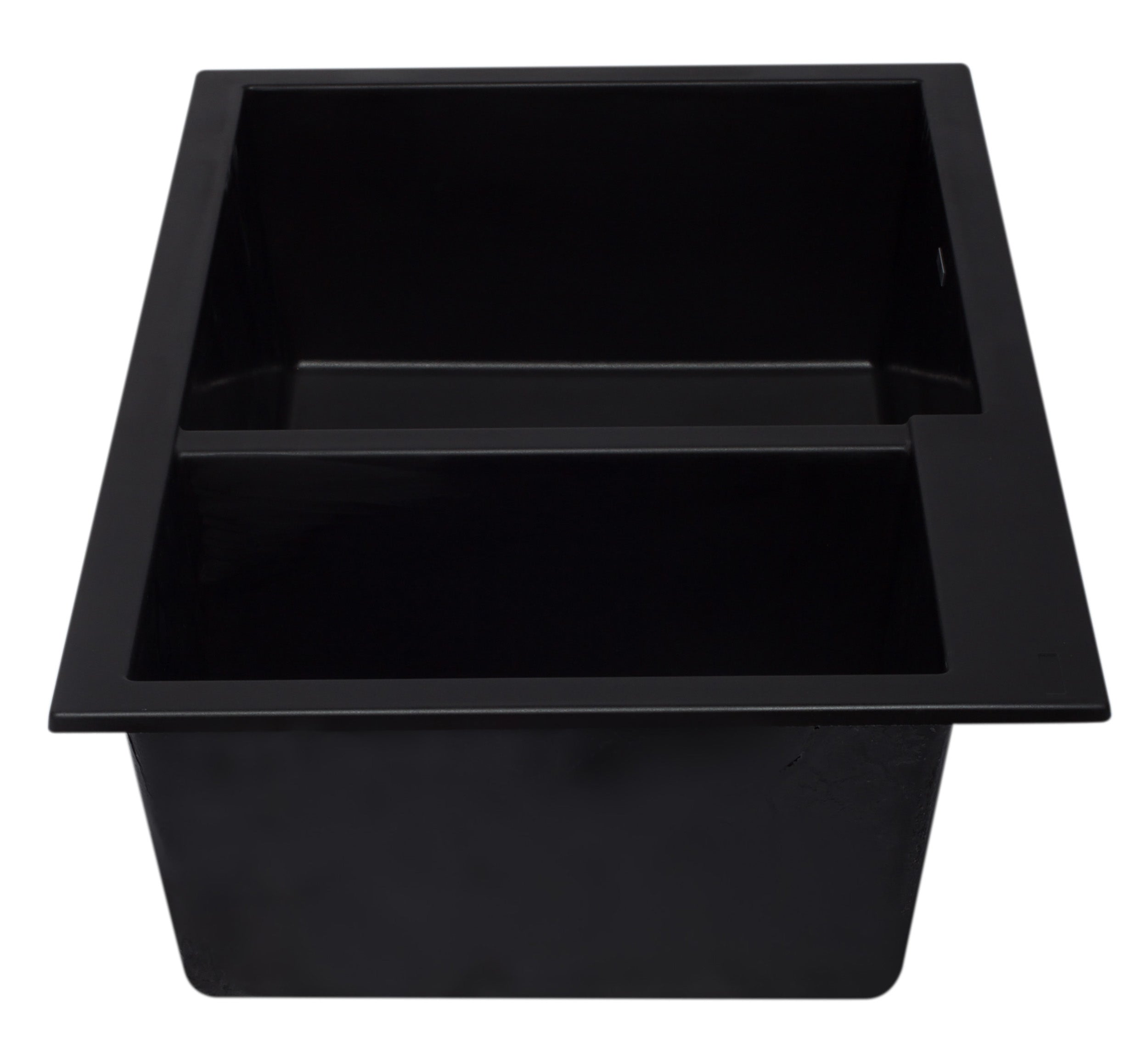 ALFI Black 34" Double Bowl Undermount Granite Composite Kitchen Sink, AB3319UM-BLA