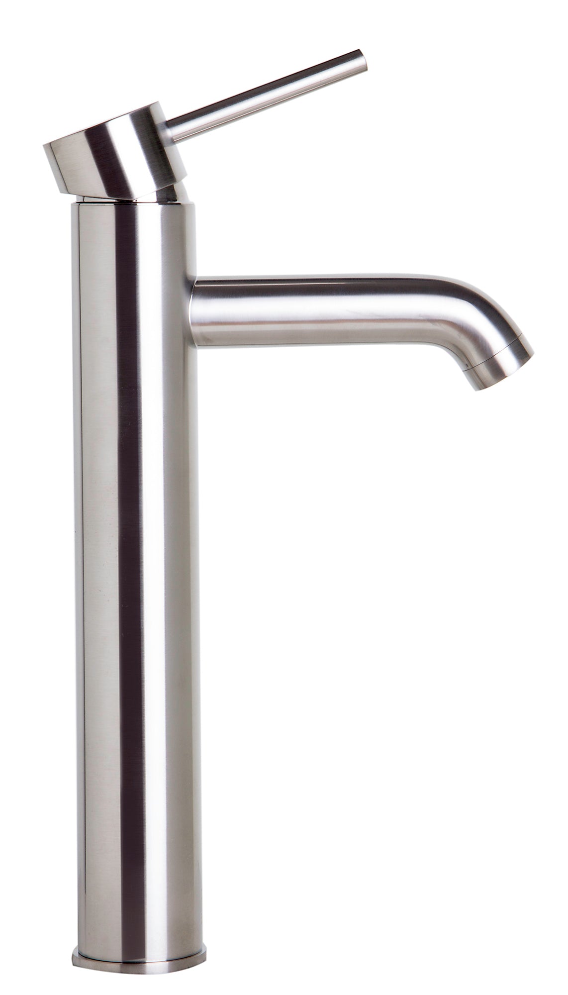 ALFI Tall Brushed Nickel Single Lever Bathroom Faucet, AB1023-BN - The Sink Boutique