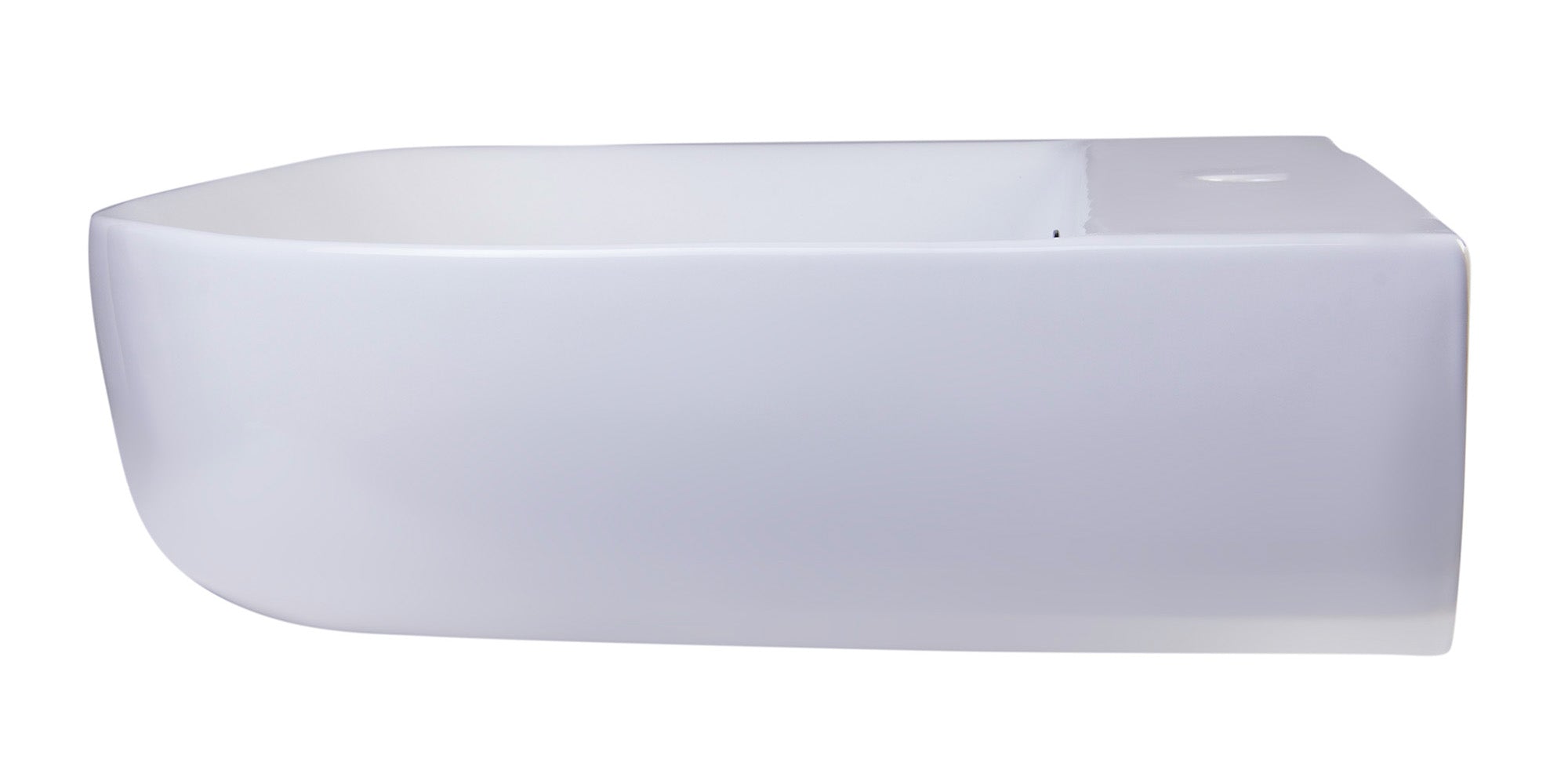 ALFI 28" White D-Bowl Porcelain Wall Mounted Bath Sink, AB112 - The Sink Boutique