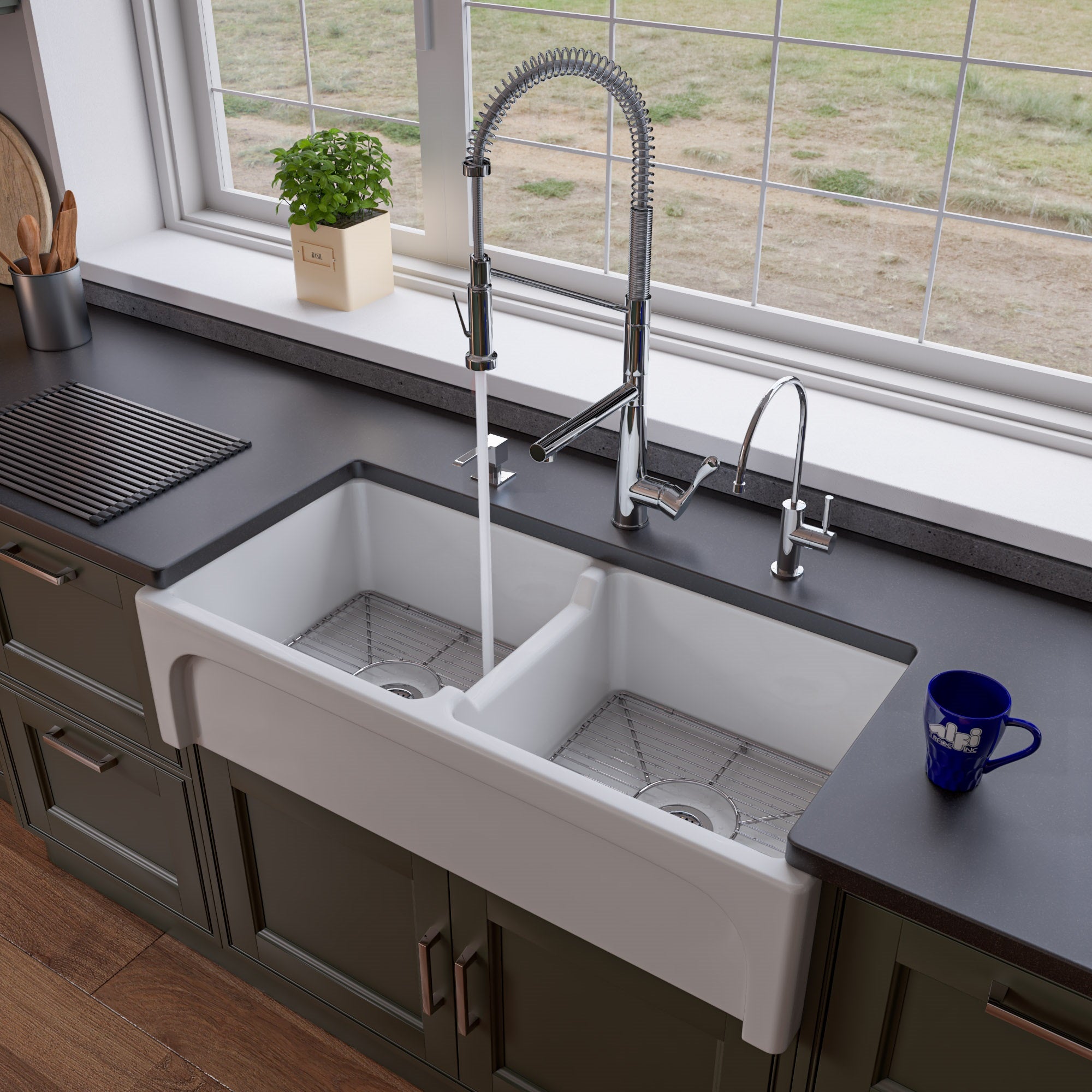 ALFI Stainless steel kitchen sink grid for AB3918DB, AB3918ARCH, ABGR3918