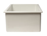 ALFI brand 30" Fireclay Undermount Kitchen Sink, White, AB3018UD-W - The Sink Boutique