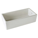 Rohl Shaws 36" Fireclay Single Bowl Farmhouse Apron Kitchen Sink, Parchment, RC3618PCT - The Sink Boutique