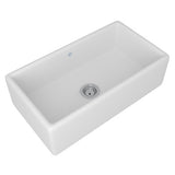 Rohl Shaws 33" Fireclay Single Bowl Farmhouse Apron Kitchen Sink, White, RC3318WH - The Sink Boutique