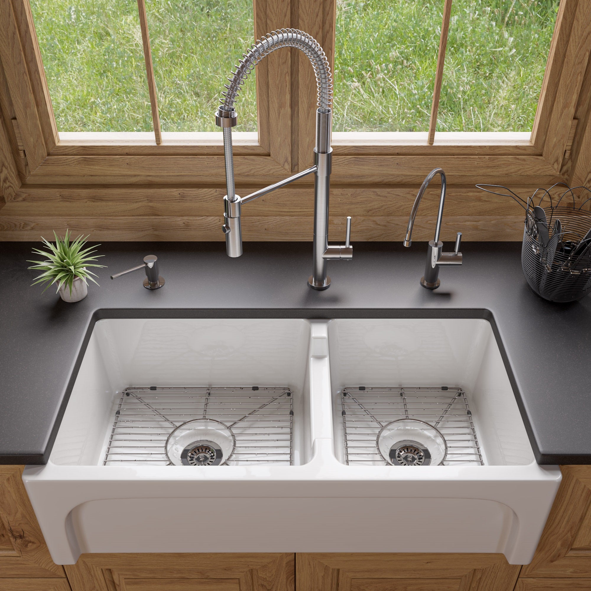 ALFI brand Stainless steel kitchen sink grid for small side of AB3618DB. AB3618ARCH ABGR3618S
