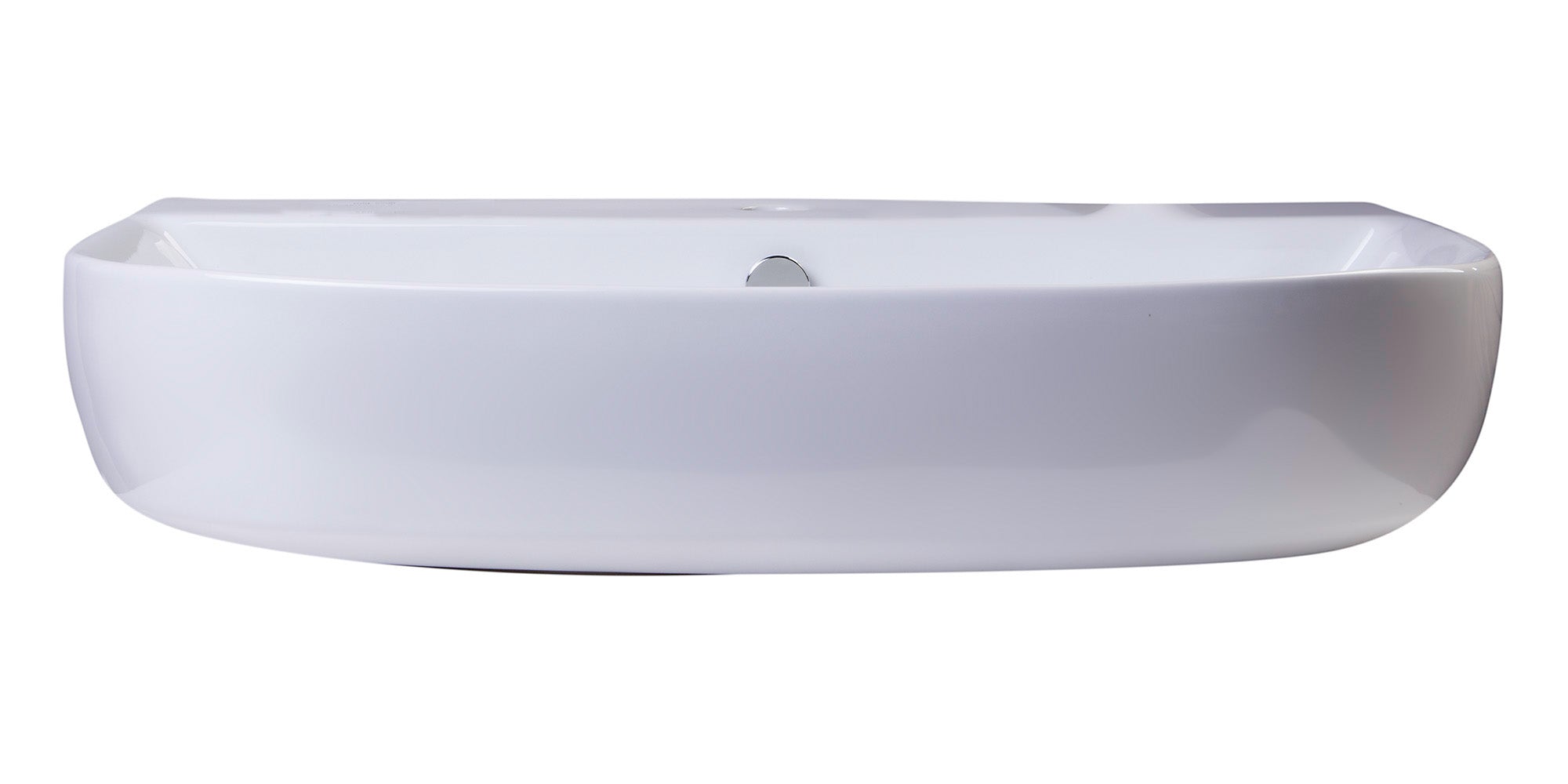 ALFI 28" White D-Bowl Porcelain Wall Mounted Bath Sink, AB112 - The Sink Boutique