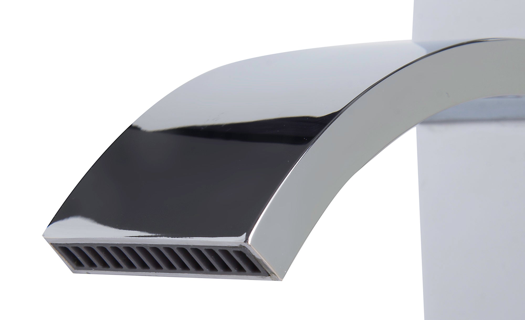 ALFI Polished Chrome Square Body Curved Spout Single Lever Bathroom Faucet, AB1258-PC - The Sink Boutique