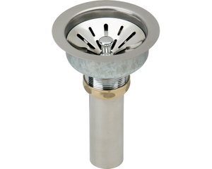 Alternate Image for Elkay LK99FC Deluxe Drain 3-1/2" Type 304 Stainless Steel Body for Fireclay Sinks with Basket Strainer