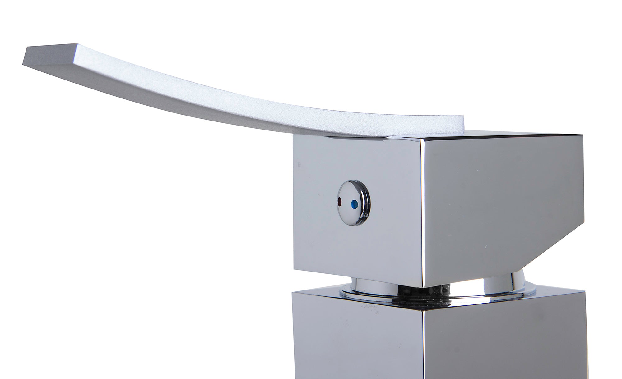 ALFI Polished Chrome Square Body Curved Spout Single Lever Bathroom Faucet, AB1258-PC - The Sink Boutique