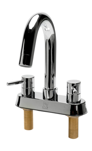 Alternate Image for ALFI brand AB1400-PC Polished Chrome Two-Handle 4'' Centerset Bathroom Faucet