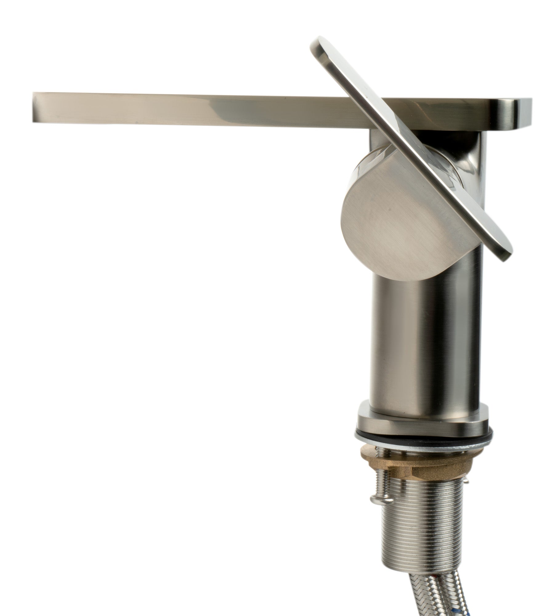 ALFI brand AB1882-BN Brushed Nickel Single-Lever Bathroom Faucet - The Sink Boutique