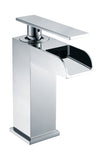 ALFI Polished Chrome Single Hole Waterfall Bathroom Faucet, AB1598-PC