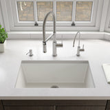 ALFI brand 30" Fireclay Undermount Kitchen Sink, White, AB3018UD-W - The Sink Boutique