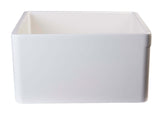 ALFI brand AB505-B Biscuit 26" Contemporary Smooth Apron Fireclay Farmhouse Kitchen Sink - The Sink Boutique