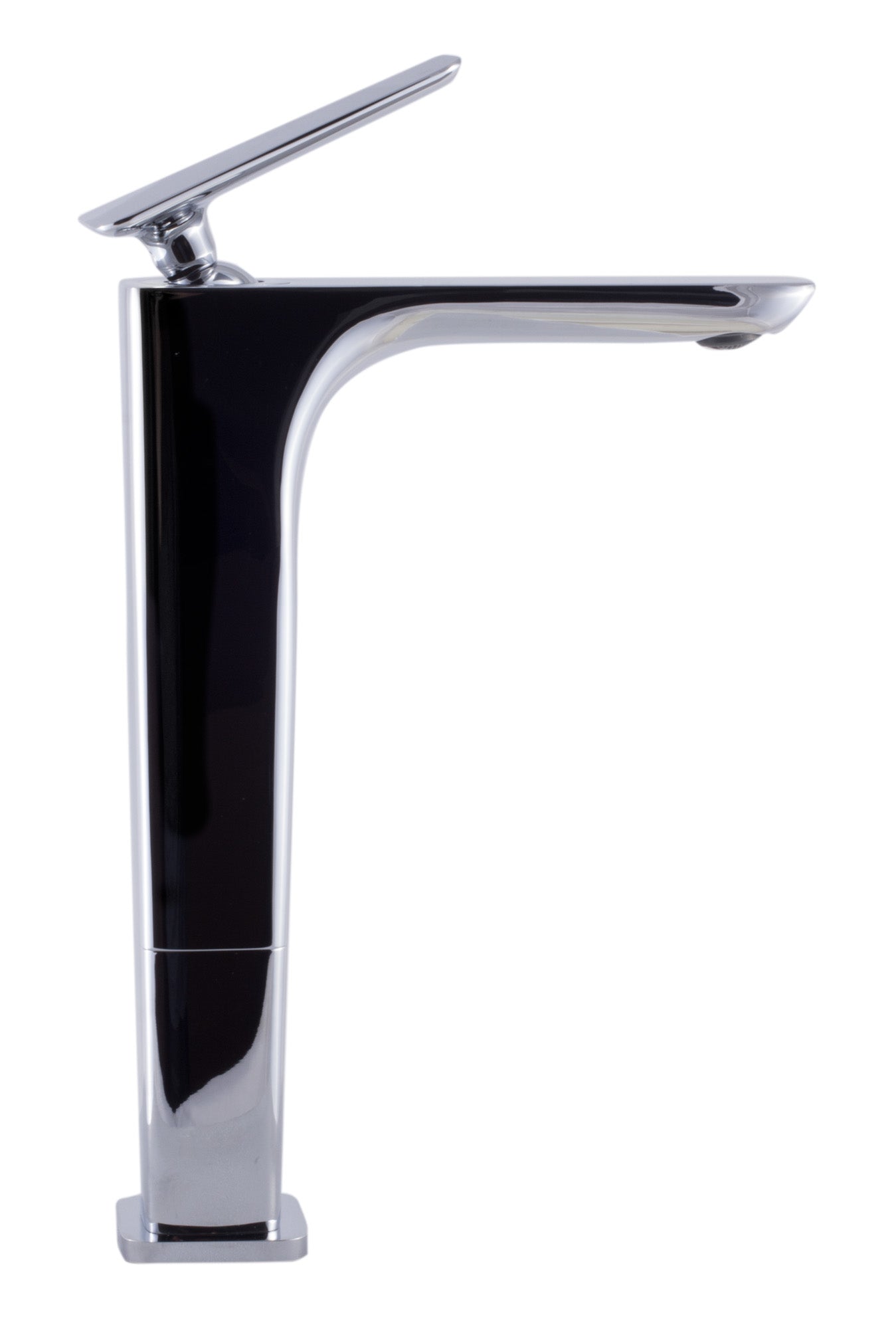 ALFI Polished Chrome Tall Single Hole Modern Bathroom Faucet, AB1778-PC