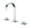 ALFI Polished Chrome Gooseneck Widespread Bathroom Faucet, AB1336-PC