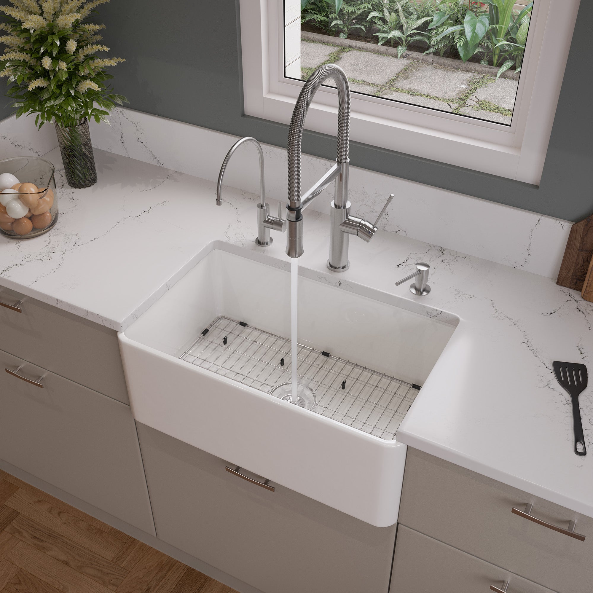 ALFI Solid Brushed Stainless Steel Drinking Water Dispenser, AB5008-BSS
