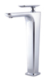 ALFI Polished Chrome Tall Single Hole Modern Bathroom Faucet, AB1778-PC