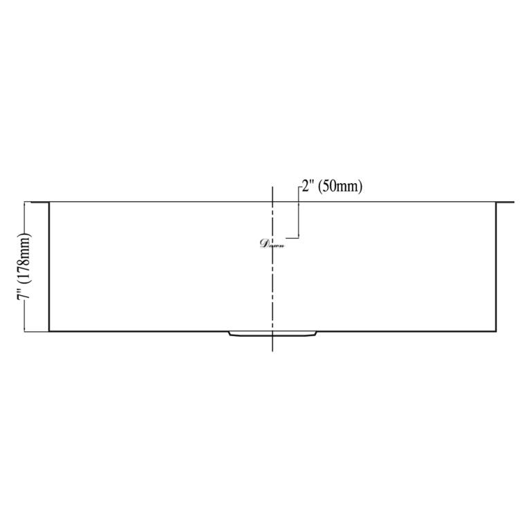 Dawn 26" Stainless Steel Undermount Kitchen Sink, DSQ241607 - The Sink Boutique