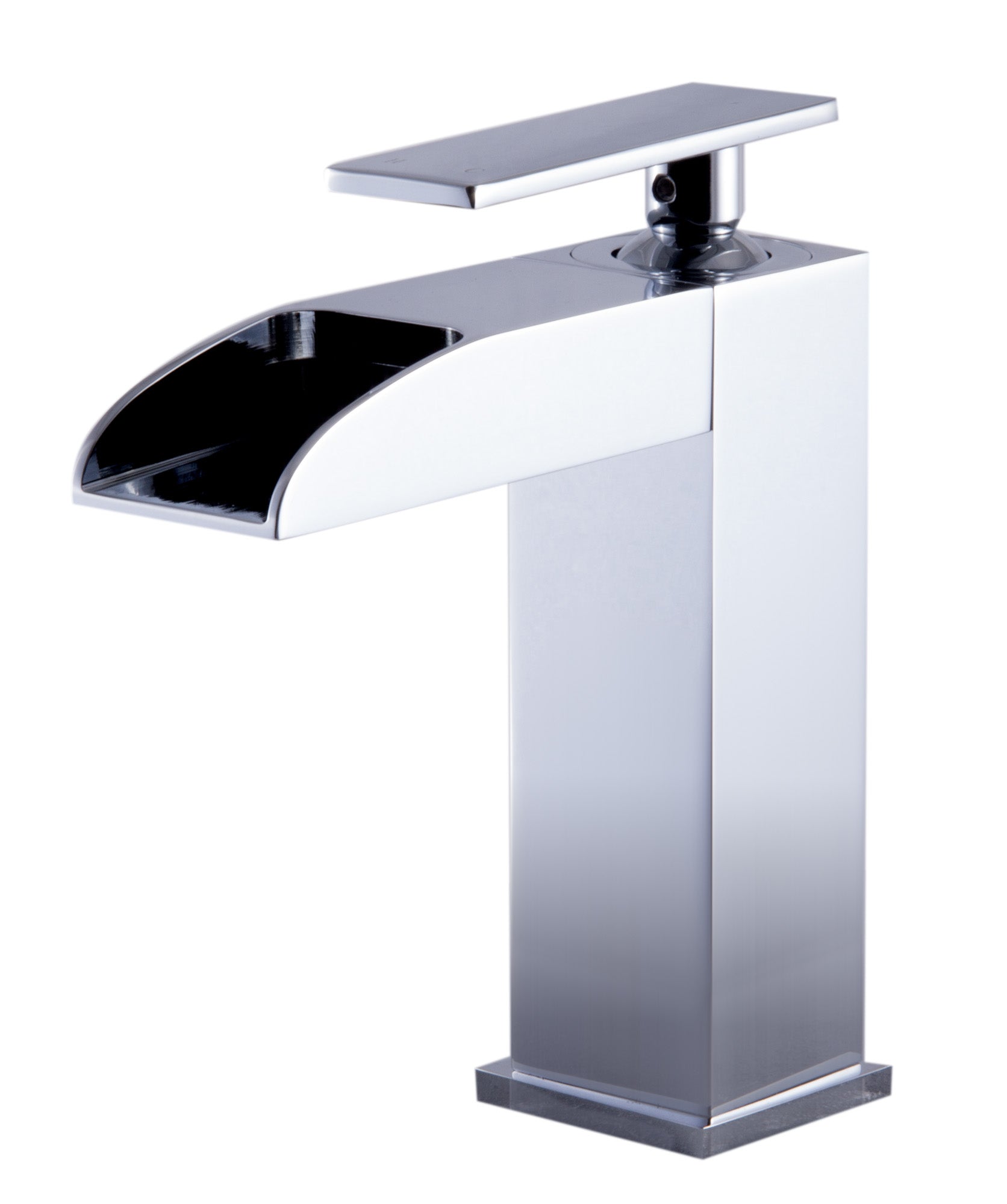 ALFI Polished Chrome Single Hole Waterfall Bathroom Faucet, AB1598-PC - The Sink Boutique