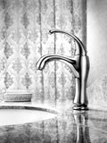 Dawn 9" 1.2 GPM Bathroom Faucet, Brushed Nickel, AB08 1157BN - The Sink Boutique